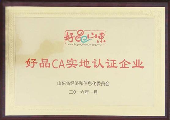 好品ca实地认证企业