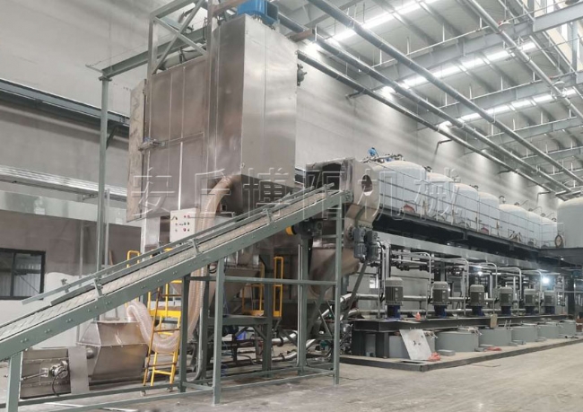 吨包拆包机+多出料口管链输送机