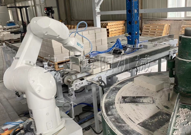 氧化铝砖自动搬运码垛机生产线