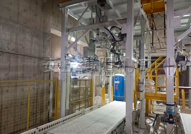 全自动吨袋包装机+吨袋装车机生产线