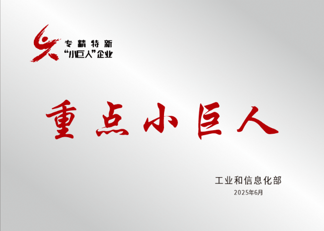 专精特新重点小巨人