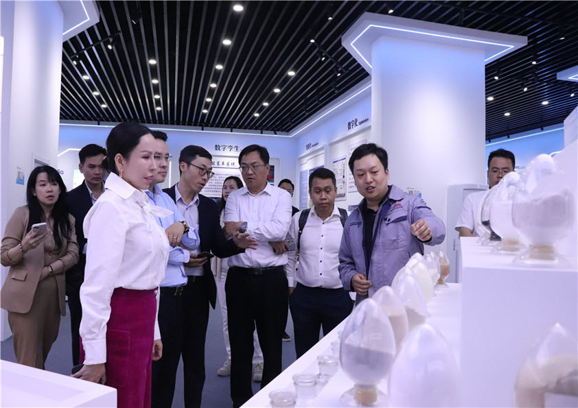 越南同奈省工业园区与经济区管理委员会主任范越方一行莅临博阳机械考察交流