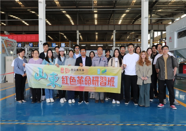 澳门民众青年团一行莅临安丘博阳机械考察交流